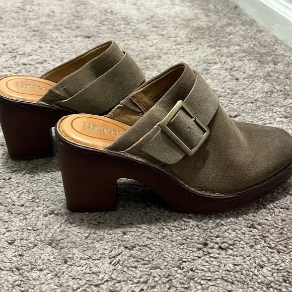 Born Suede Clogs - Picture 3 of 5